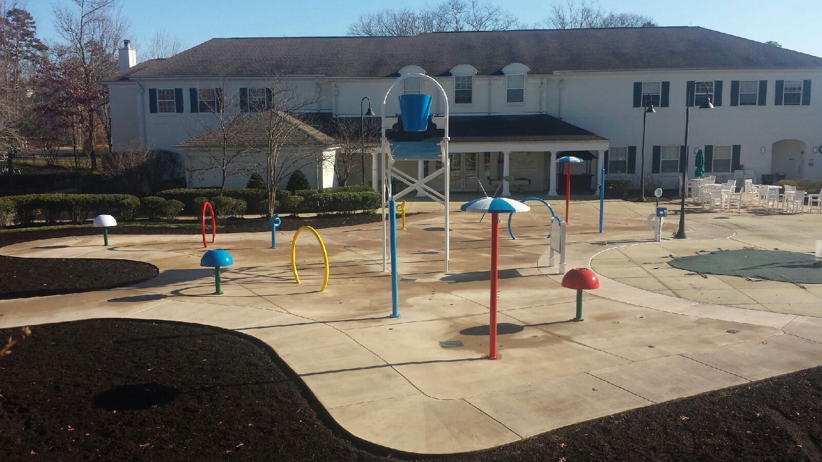 Families Will Love the New Splash Pad at the Marriott Fairway Villas