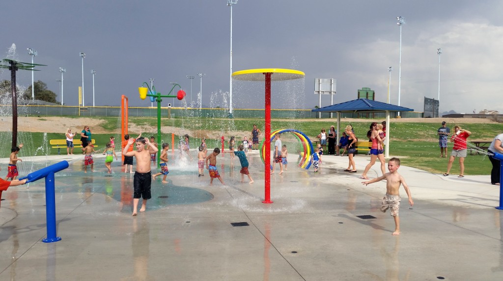 SPECTACULAR SPLASH PAD COMPLETED AT KEN FOVARGUE PARK | BULLHEAD CITY