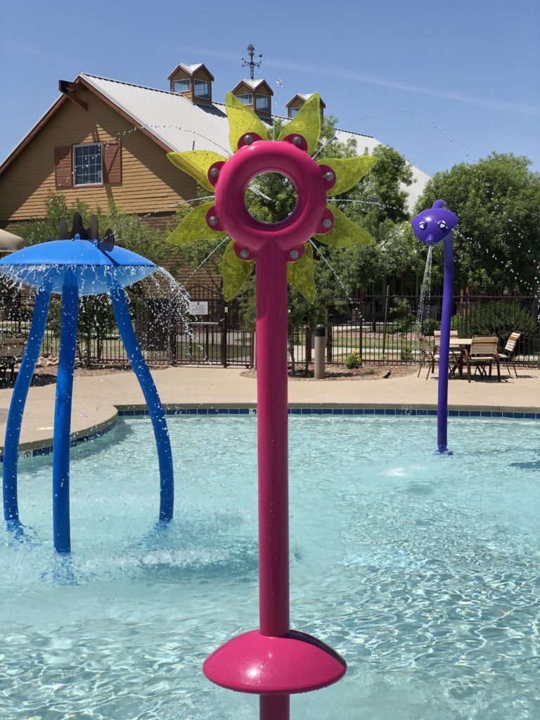 Sun Mist Splash Pad Feature by Rain Deck